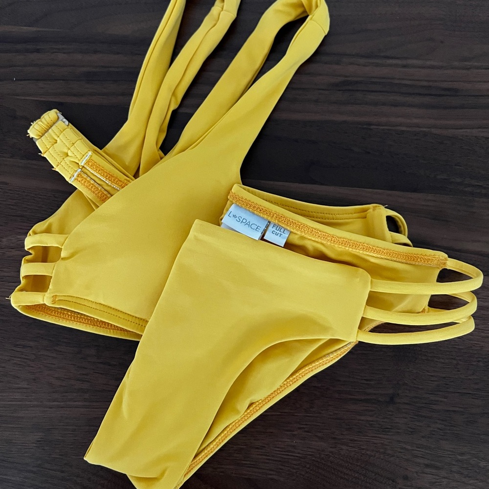 XS l*space yellow bikini